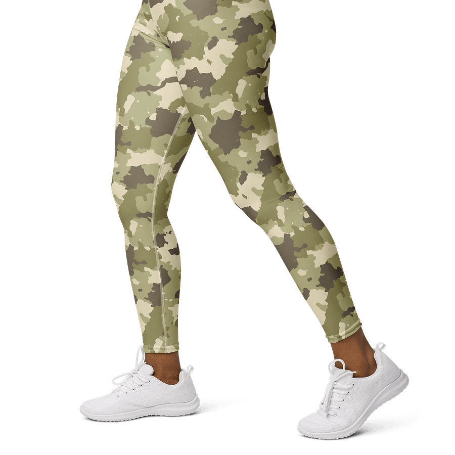 Camouflage Couture High-Waisted Leggings - Desert Tactical Pattern product image (3)