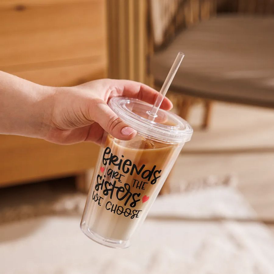 'Friends Are The Sisters We Choose' Tumbler product image (9)