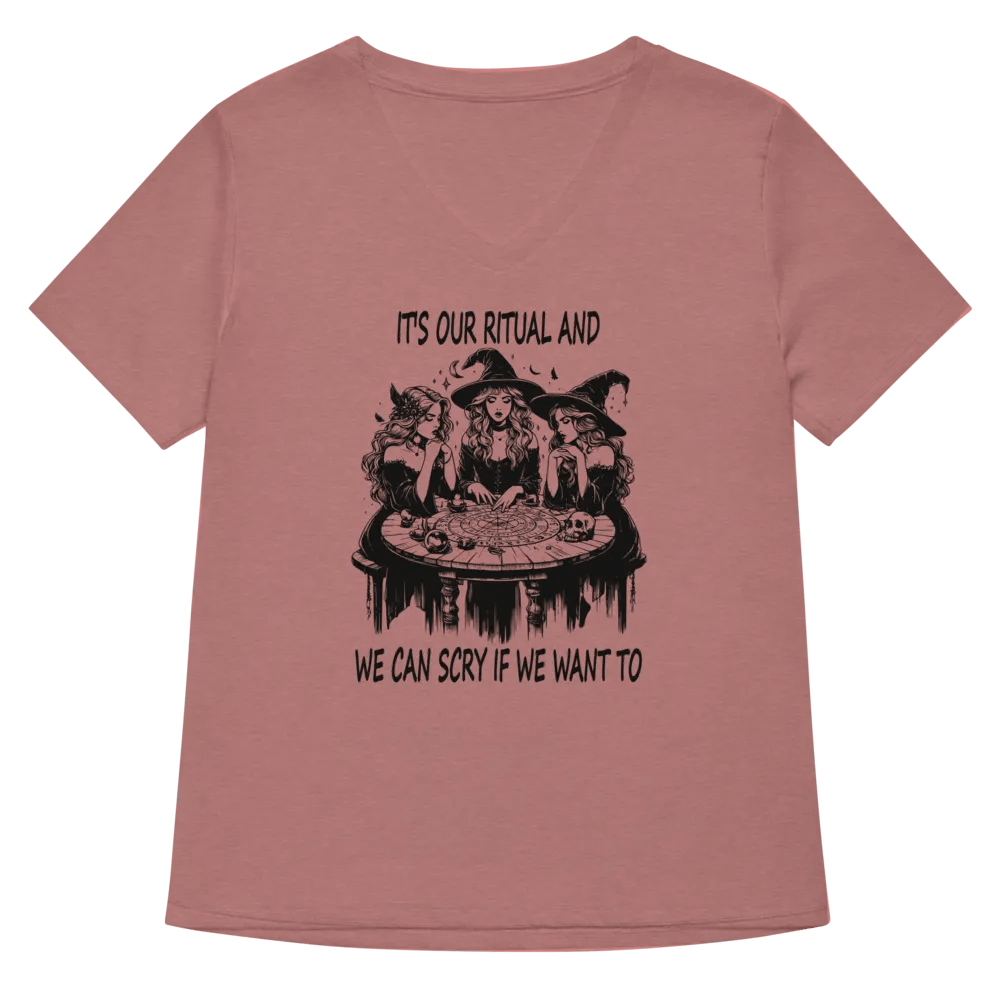 Scry If We Want To V-Neck Tee product image (9)