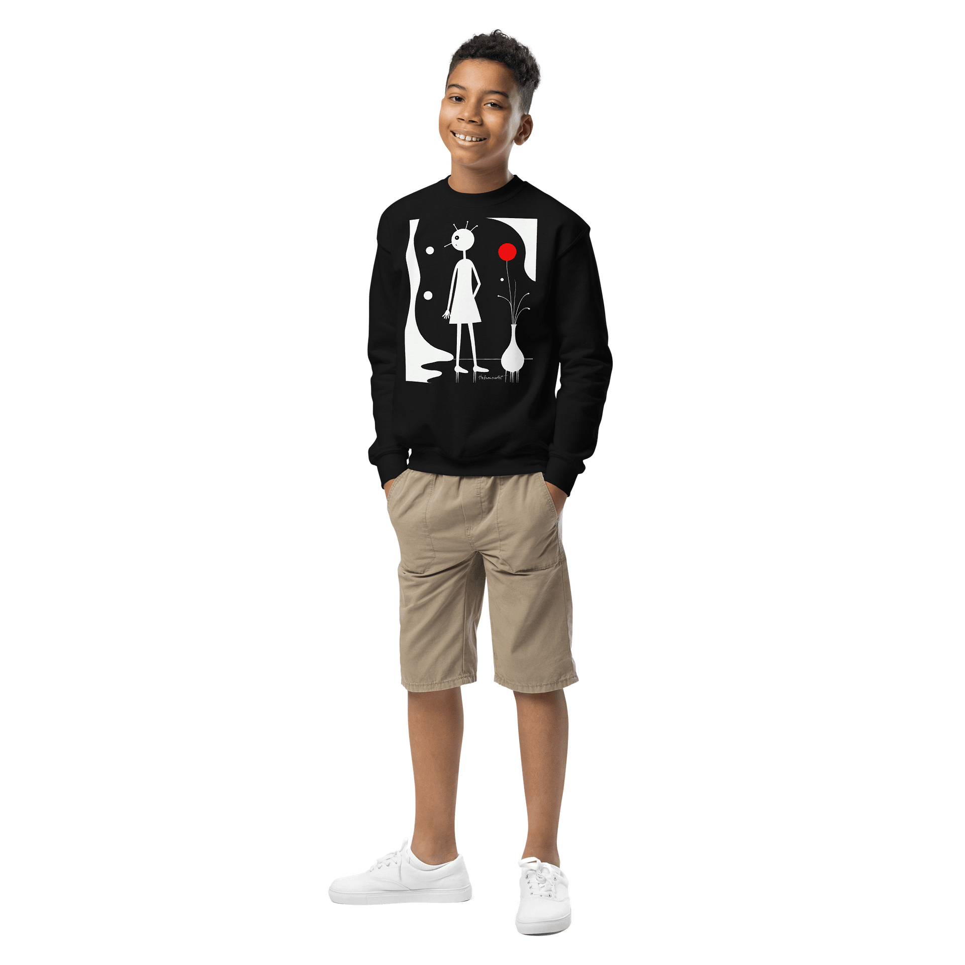 Gildan Youth Crew Neck Sweatshirt product image (1)