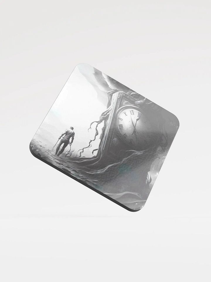 End Of Time Glossed Cork Coaster product image (1)