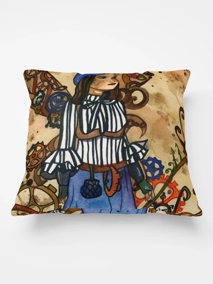 Steampunk Fairy Decorative Pillow product image (1)
