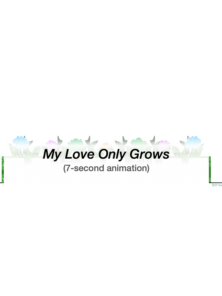 My Love Only Grows (7-second animation) product image (1)