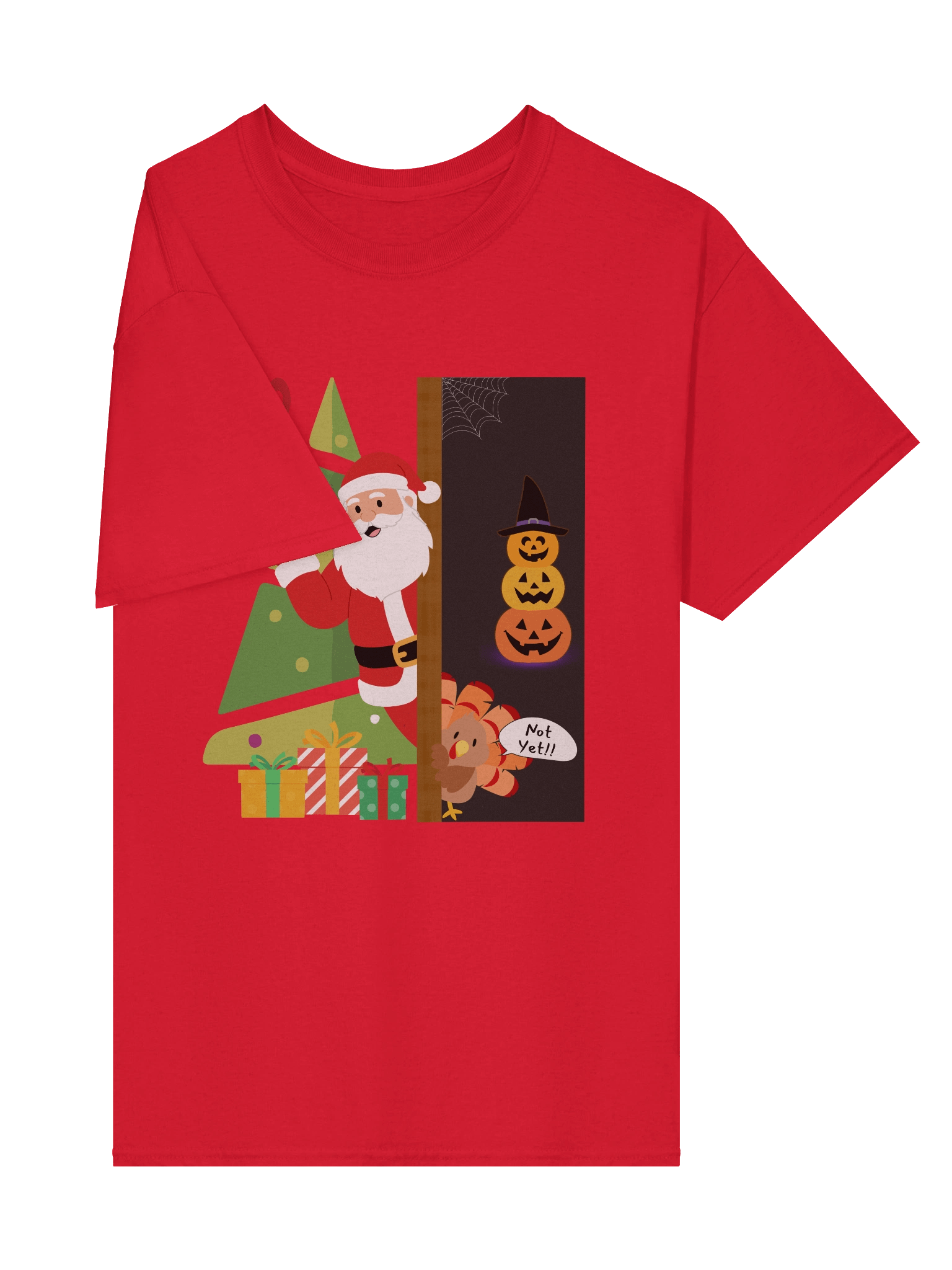 HO HO HO... Not Yet!! - UNISEX T-SHIRT product image (5)