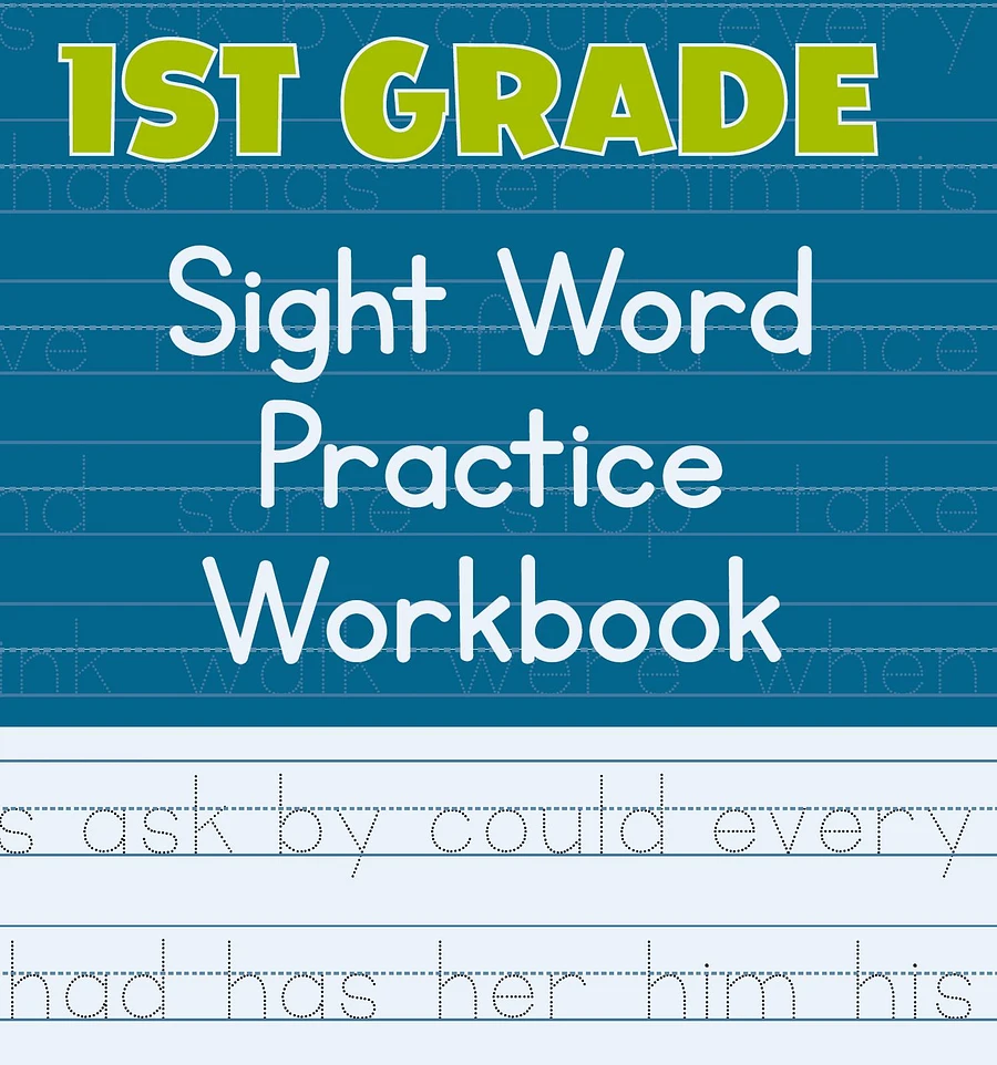 1st Grade Sight Words - Tracing Worksheets product image (1)