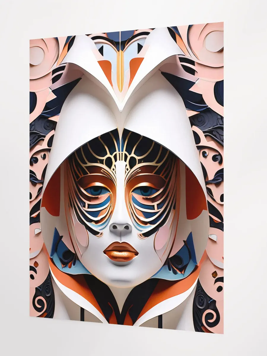Kabuki Mask 2299 Poster - Medium Size 18x24 Inches product image (2)