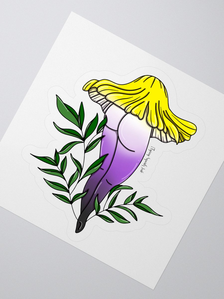Nonbinary Mush- Sticker product image (2)