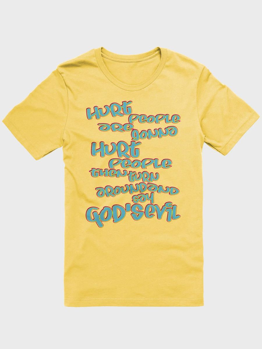 Hurt People - Blue Graffiti - Bella+Canvas Supersoft T-Shirt product image (2)
