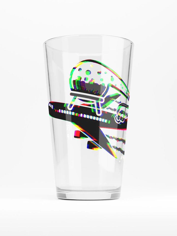 Chemtrails Plane Pint Glass product image (2)