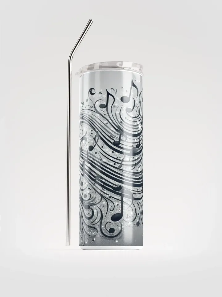 Rhythmic Notes Stainless Steel Tumbler product image (1)