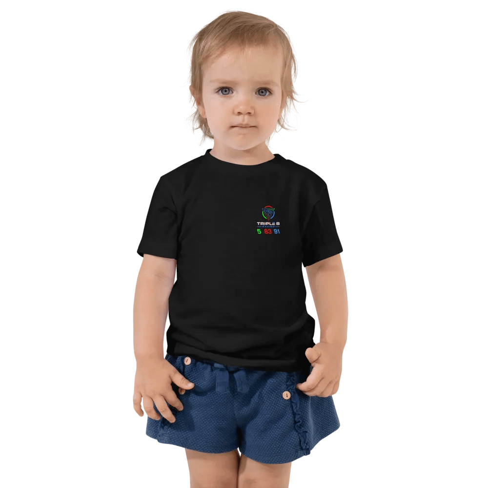 PRIZM Triple B racing numbers toddler tee (Black) product image (4)