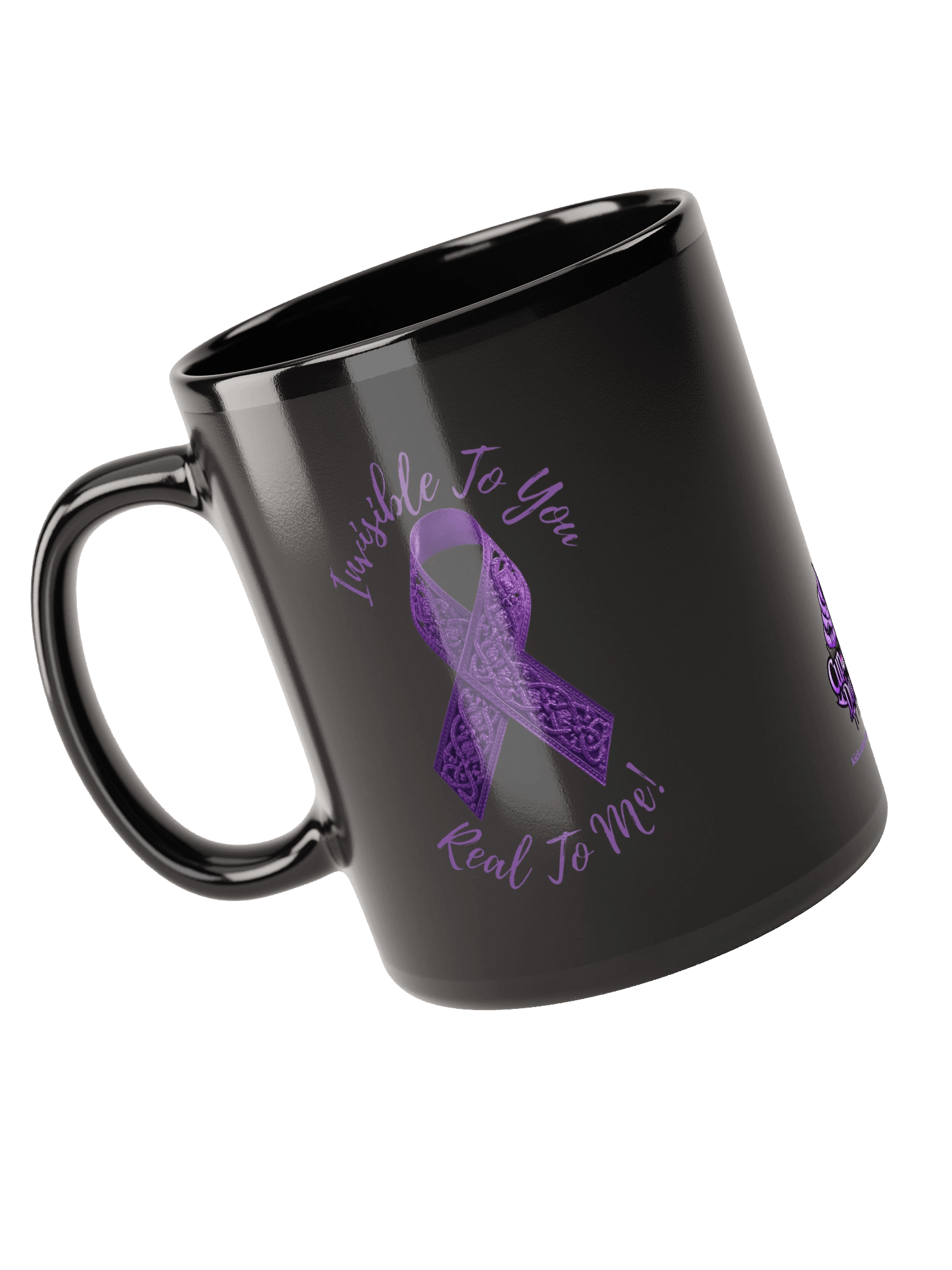 Chronic Health awareness Mug in black product image (6)