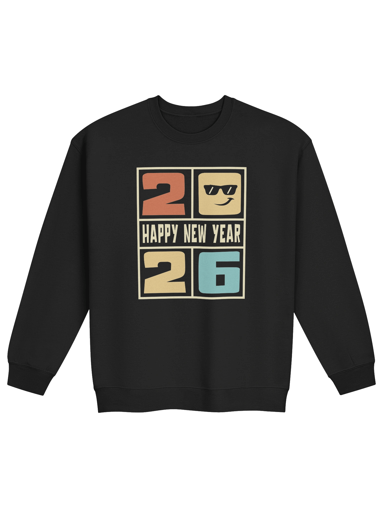 2026 Happy New Year Sunglasses Crewneck | Cozy & Festive product image (1)
