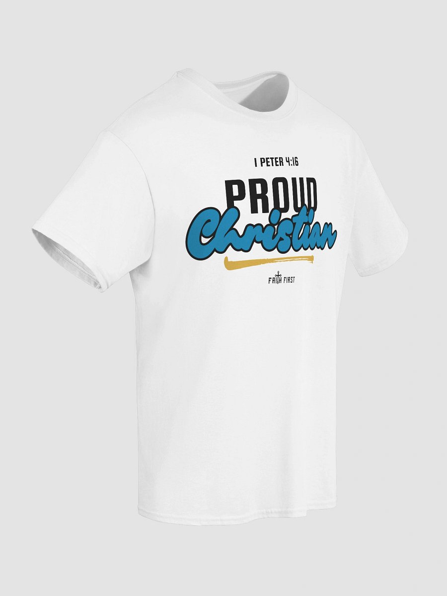 1 Peter 4:16 - Proud Christian Unisex T-Shirt product image (3)