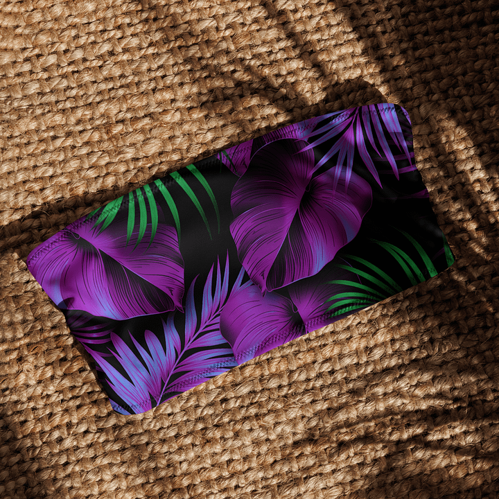 THELAZYJUNGLE All-Over Print Bandeau Bikini Top product image (2)