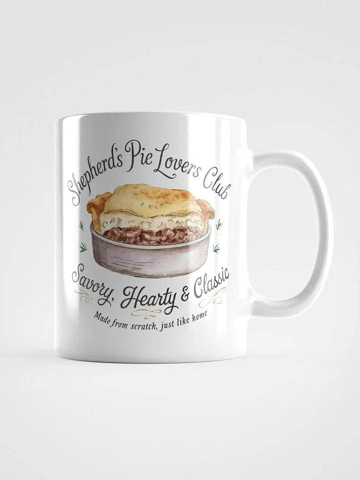 Shepherd's Pie Lovers Club White Glossy Mug product image (1)
