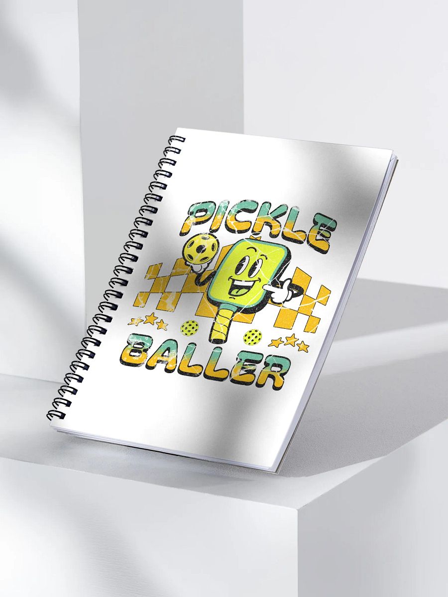 Pickle Baller Pickleball Spiral Notebook product image (3)