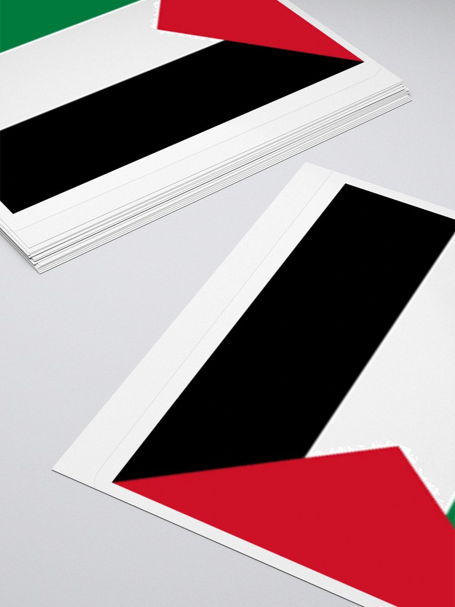 Exclusive Palestinian Flag Kiss-Cut Stickers - High-Quality Vinyl, Multiple Sizes product image (12)