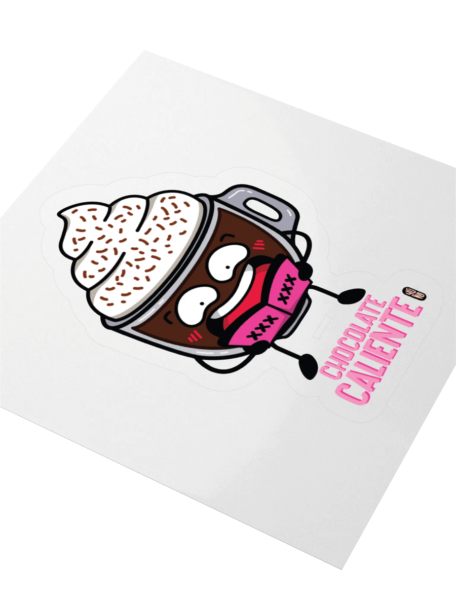 Chocolate Caliente - Sticker (Kiss Cut) product image (3)