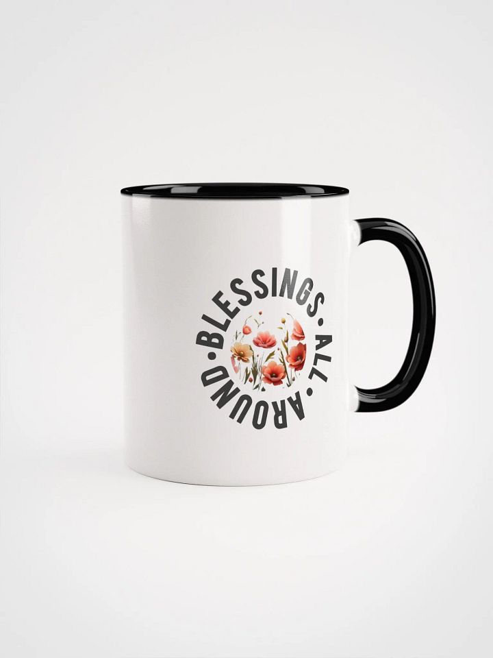 Vibrant Floral Symphony Ceramic Mug product image (3)