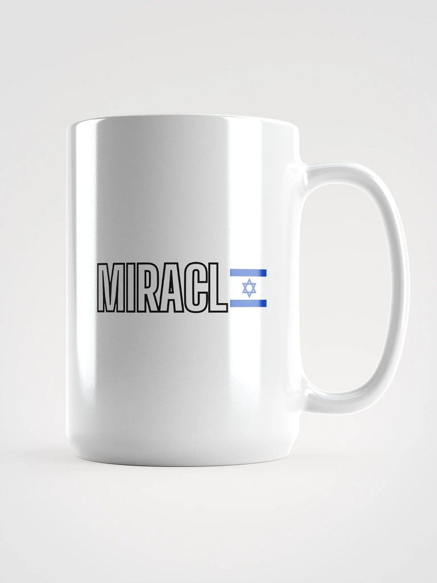 MIRACL🇮🇱 White Mug – Flag Edition product image (1)