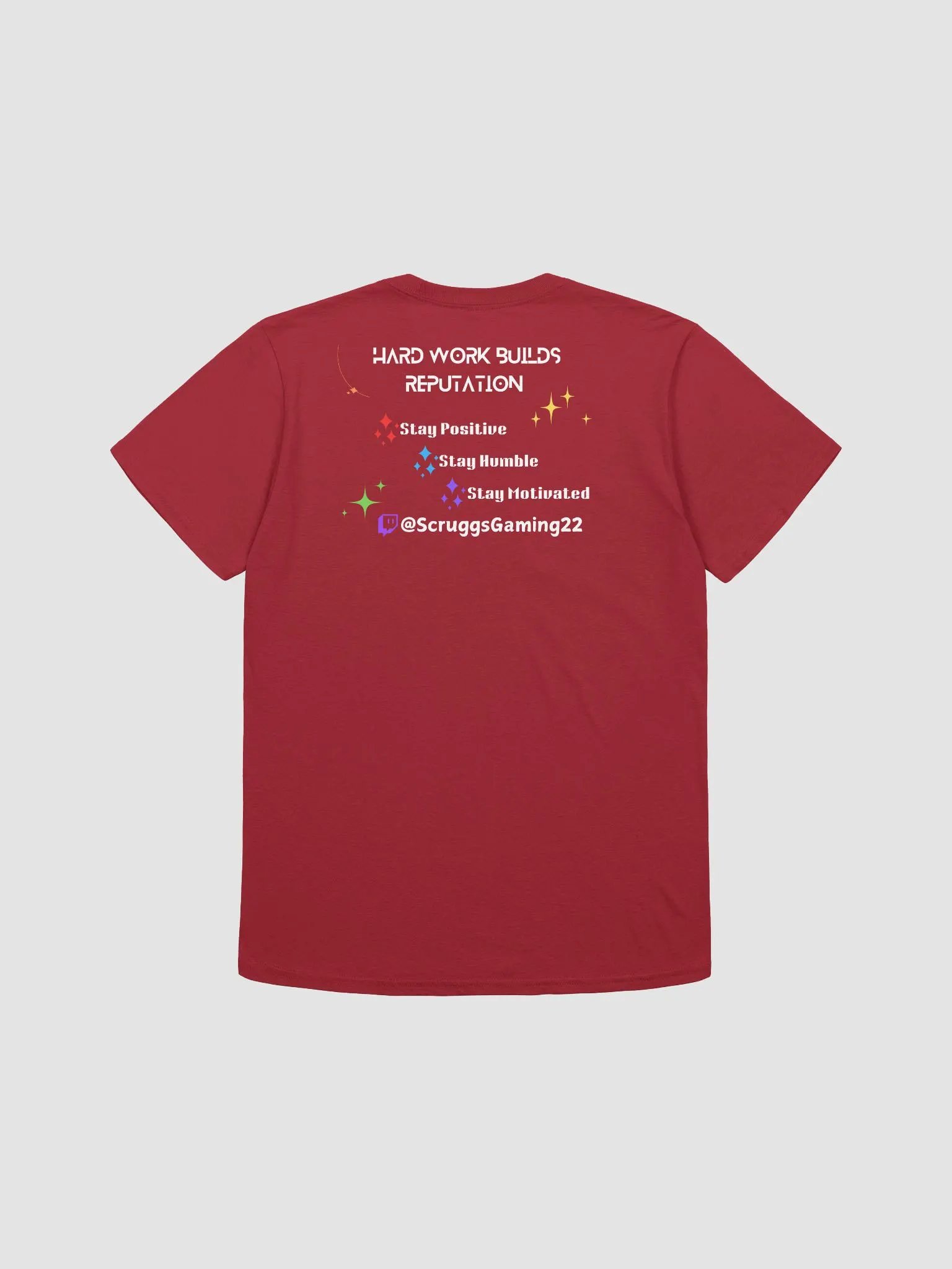 Exclusive Motivational Star-Studded Symbolled Unisex T-Shirt -White Lettering product image (9)