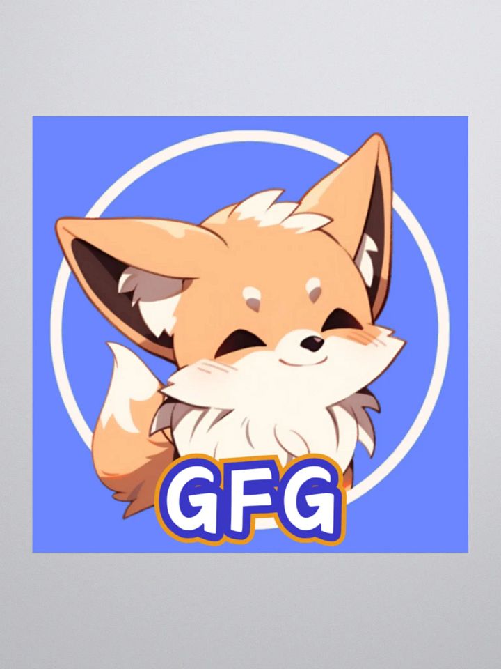 Giddy Fox Gaming Logo Sticker product image (3)