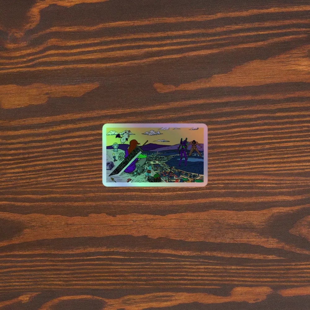 Anime Afternoon Holo Sticker product image (5)