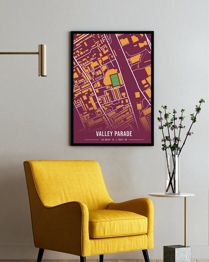 Valley Parade Map Design Digital Download product image (2)