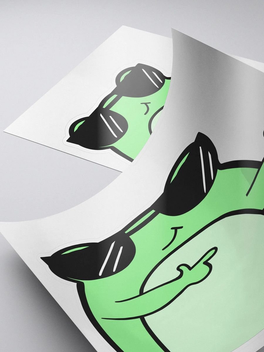 Cool Frog Sticker product image (4)