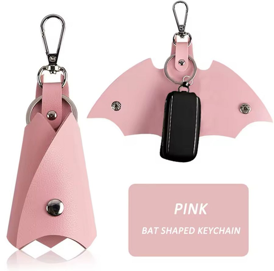 Batman Key cover Leather Keychain Key Holder Waist Bat Car Keys Keyrings Case product image (11)