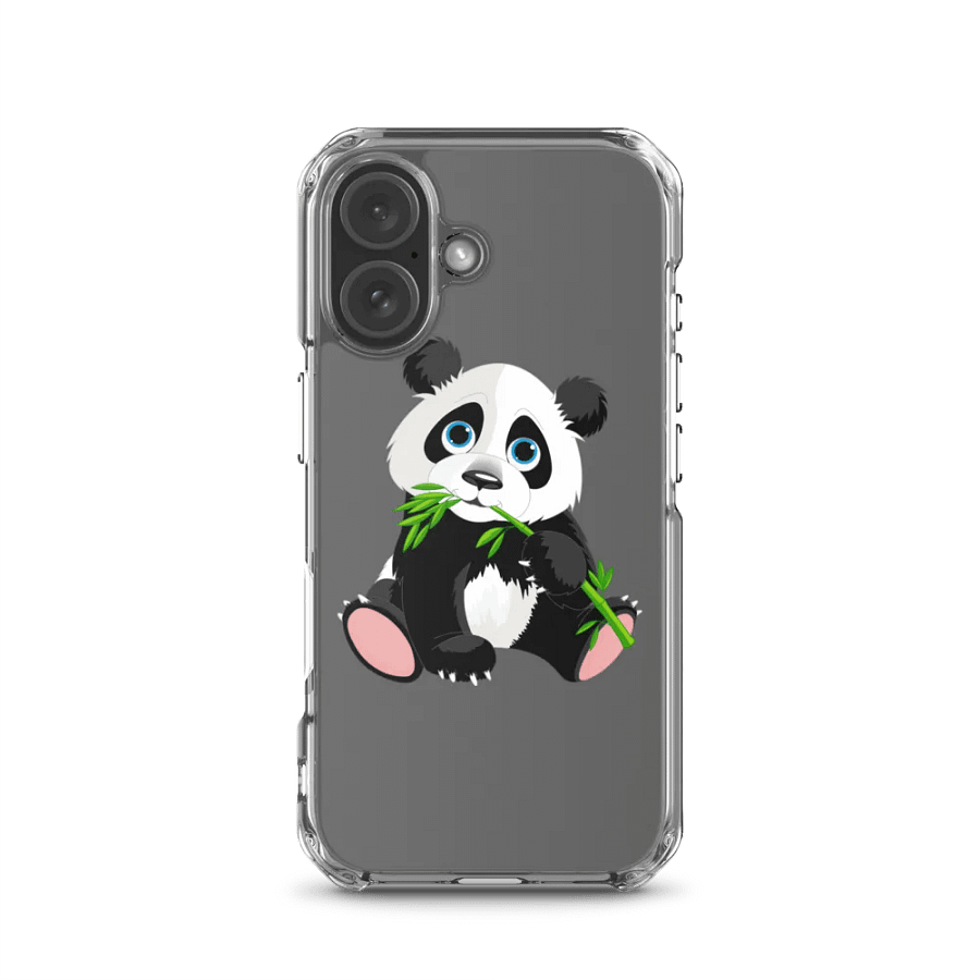 Panda Munch iPhone® Clear Case product image (23)