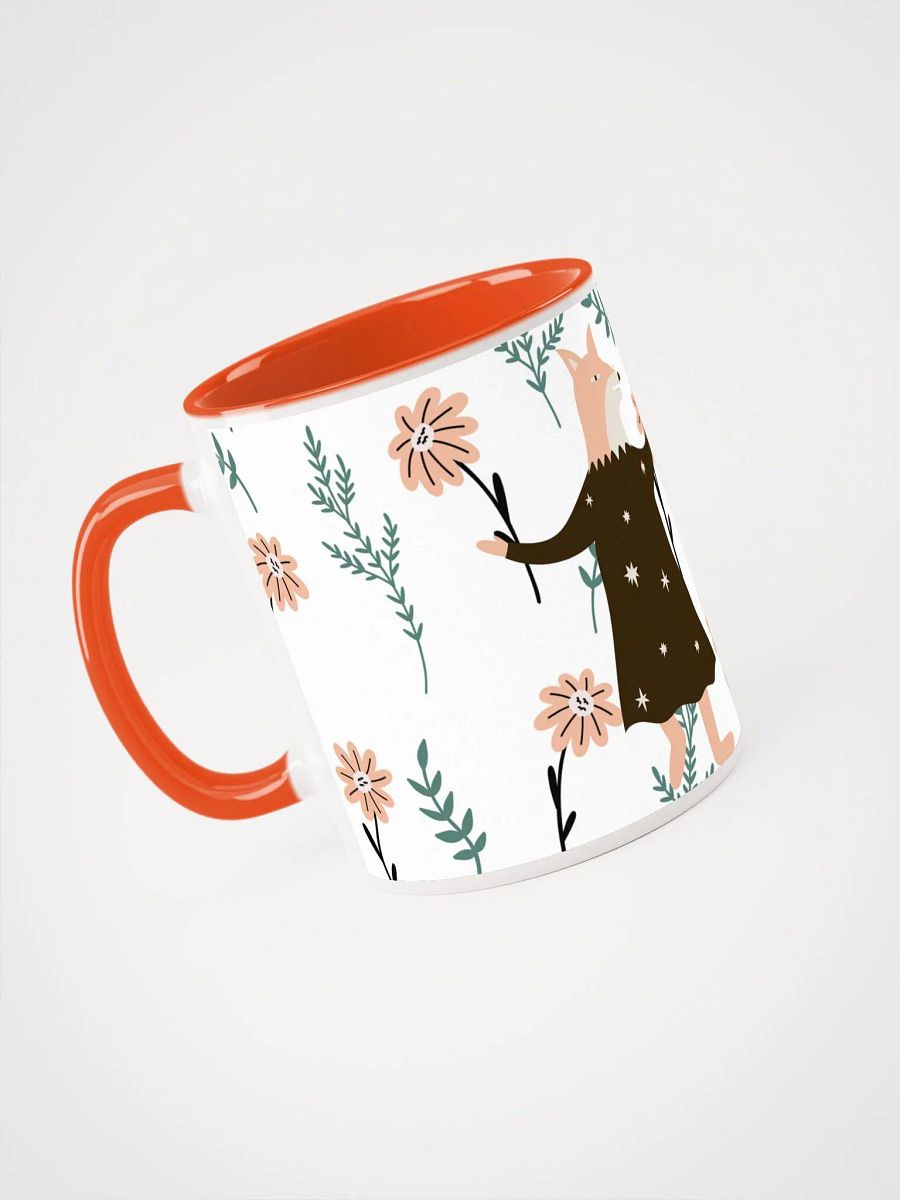 COFFEE MUG Floral Fox Folk Art| Housewarming Birthday Gifts Cute Weird Stuff Quirky Tea Ceramic product image (4)
