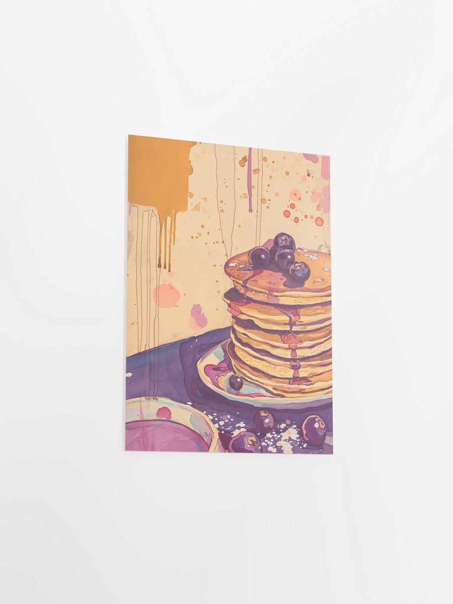 Artistic Pancake Delight Poster product image (5)