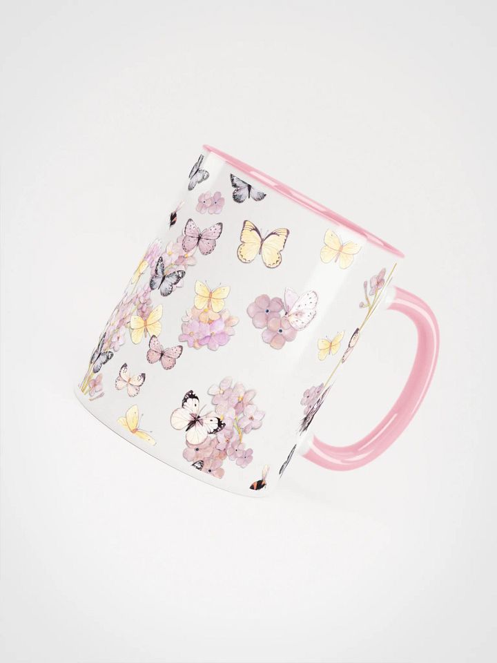 BUTTERFLY GARDEN HAPPY MUG - Tasse mit Schmetterlingen product image (1)