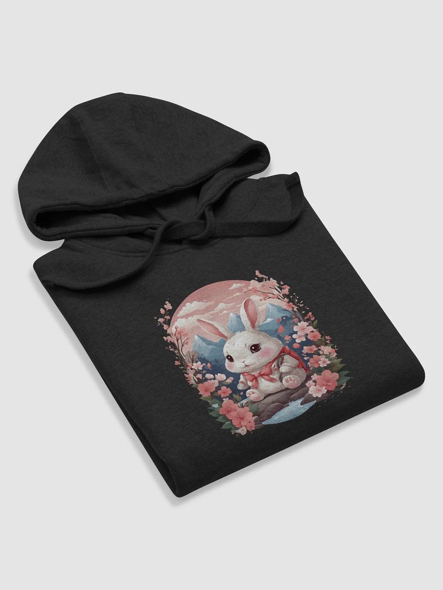 Kawaii Floral Serenity Rabbit Hoodie product image (49)