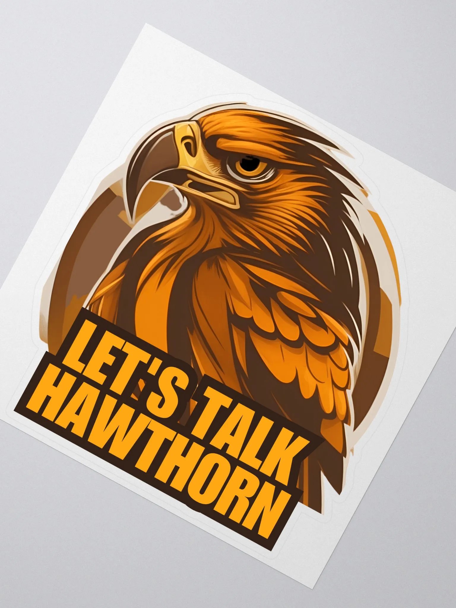 Let's Talk Hawthorn Sticker product image (2)
