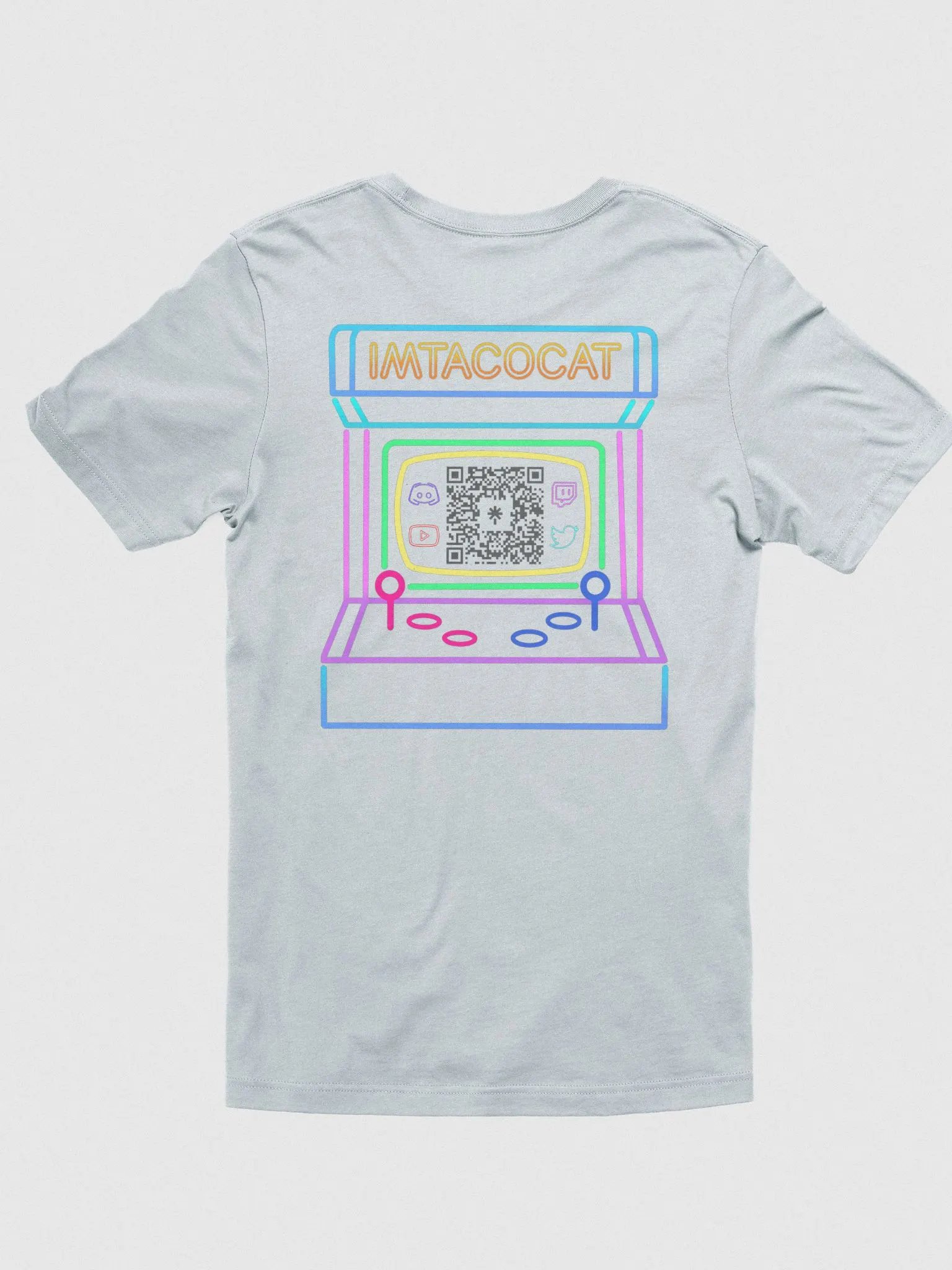 Choose Your Charactaco Retro Arcade Bella+Canvas TShirt White product image (6)