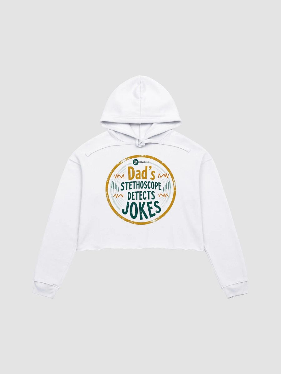 Dad's Stethoscope Crop Hoodie product image (2)