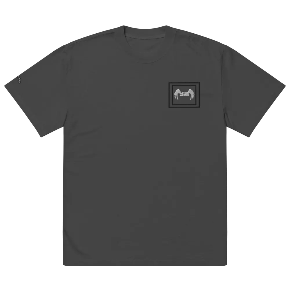 Curved Handwritten TOPYAAD Faded T-Shirt product image (9)