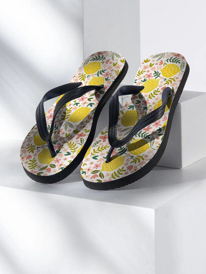 Luscious Lemon Flip Flops product image (2)