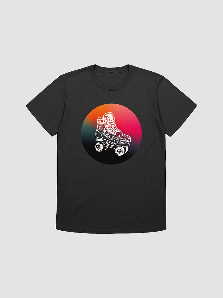 Evie Skate T-shirt dark rainbow product image (1)