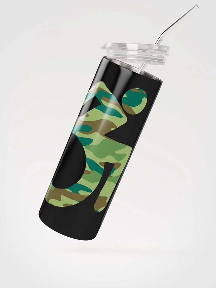 Wheelie, Green Camo SS Tumbler product image (2)
