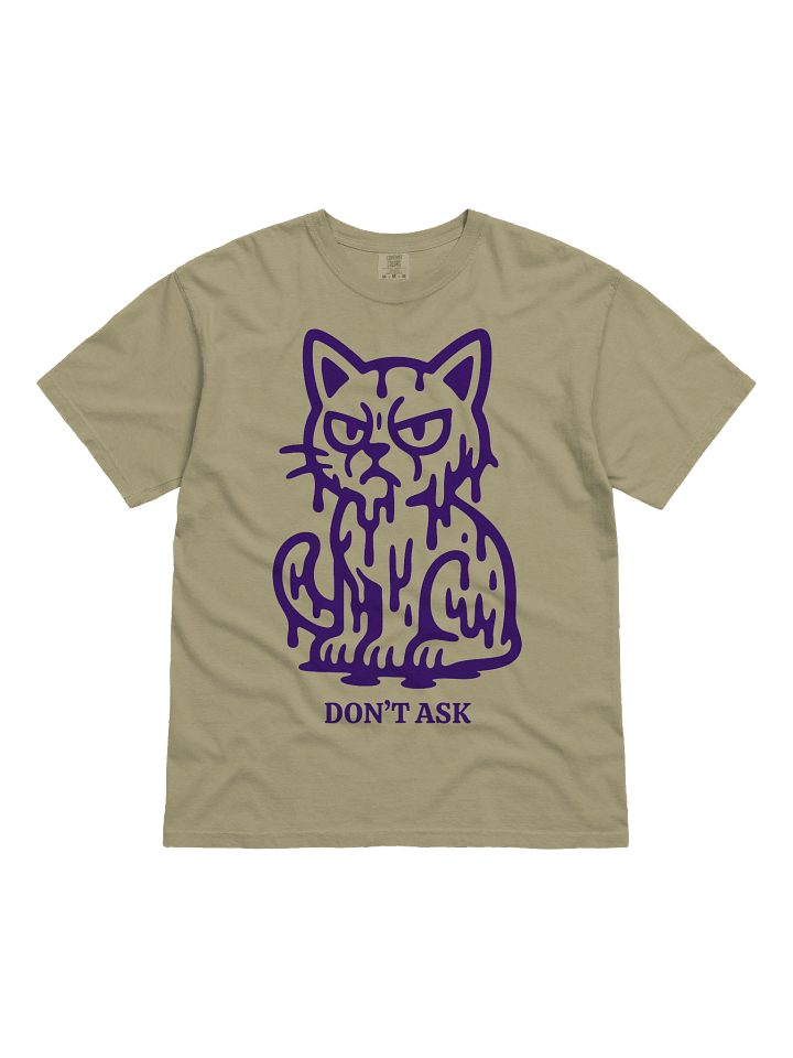 Funny Don’t Ask Wet Cat Comfort Colors® 1717 Tee product image (1)