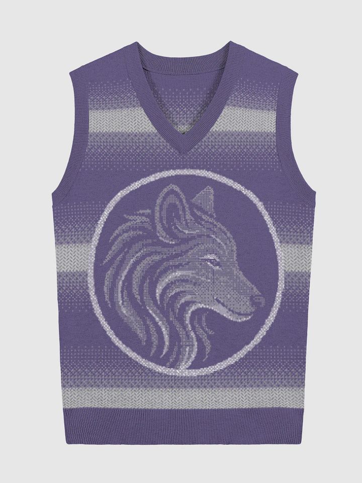 AurorasLights Jacquard V-Neck Vest product image (4)