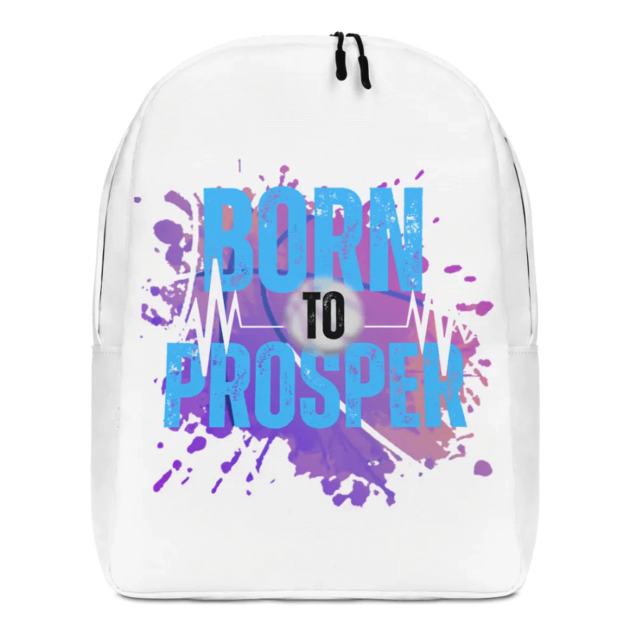 Born to Prosper All-Over Backpack product image (1)