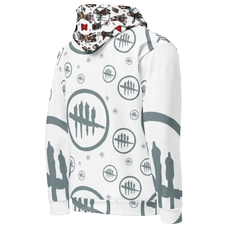 Dead by daylight Patterned Hoodie (white) product image (5)