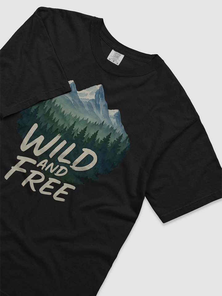 Wild and Free Mountain T-Shirt product image (2)