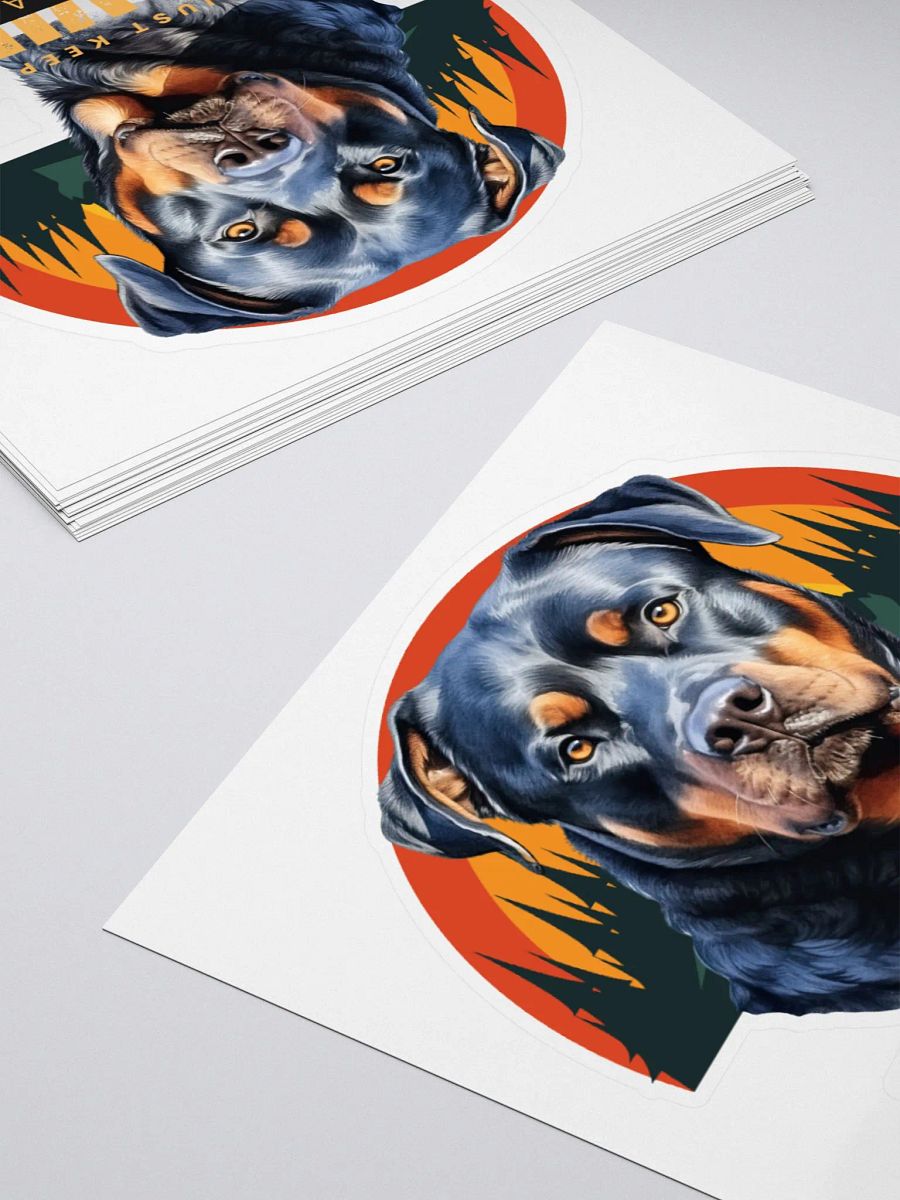 Rottweiler Keep Moving Forward Kiss Cut Sticker product image (10)