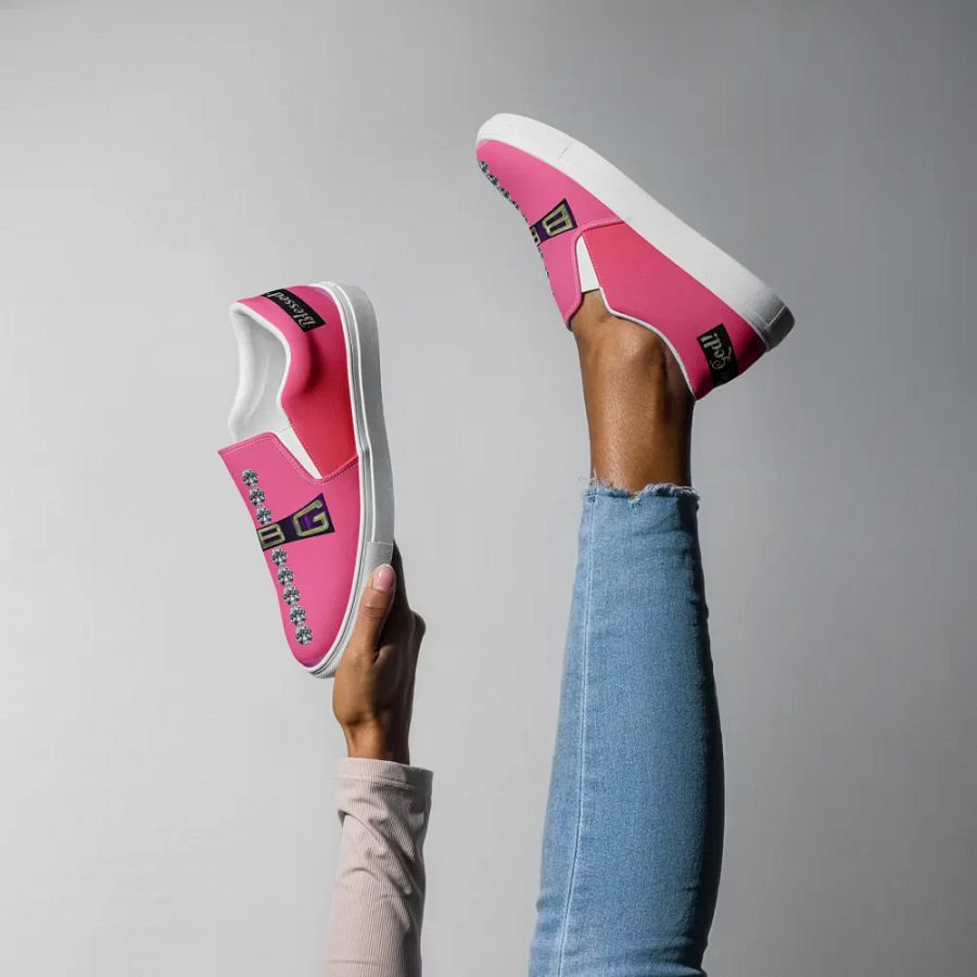 BBG Pink Diamond Cross Women's Slip On product image (6)